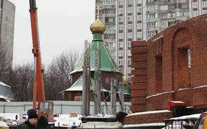 В июле 2016 года в Чертаново достроят Храм Живоначальной Троицы